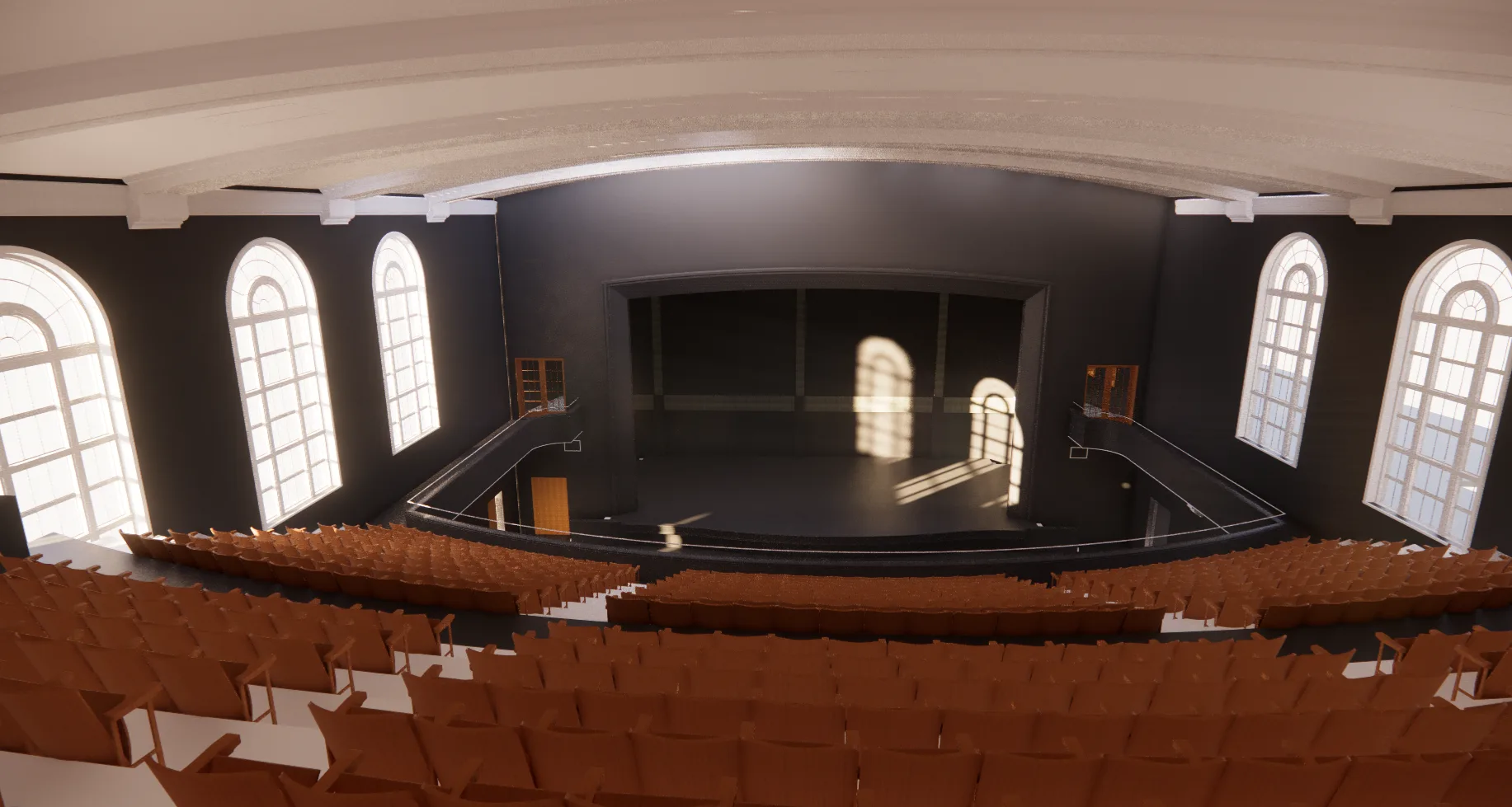 Theater Interior — As-Built